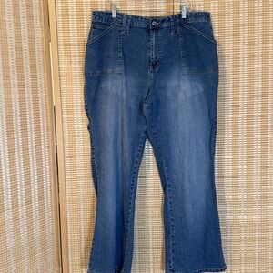 Bailey's Point Womens 22W Jeans Denim Boot Cut Streetwear Casual Western Ranch